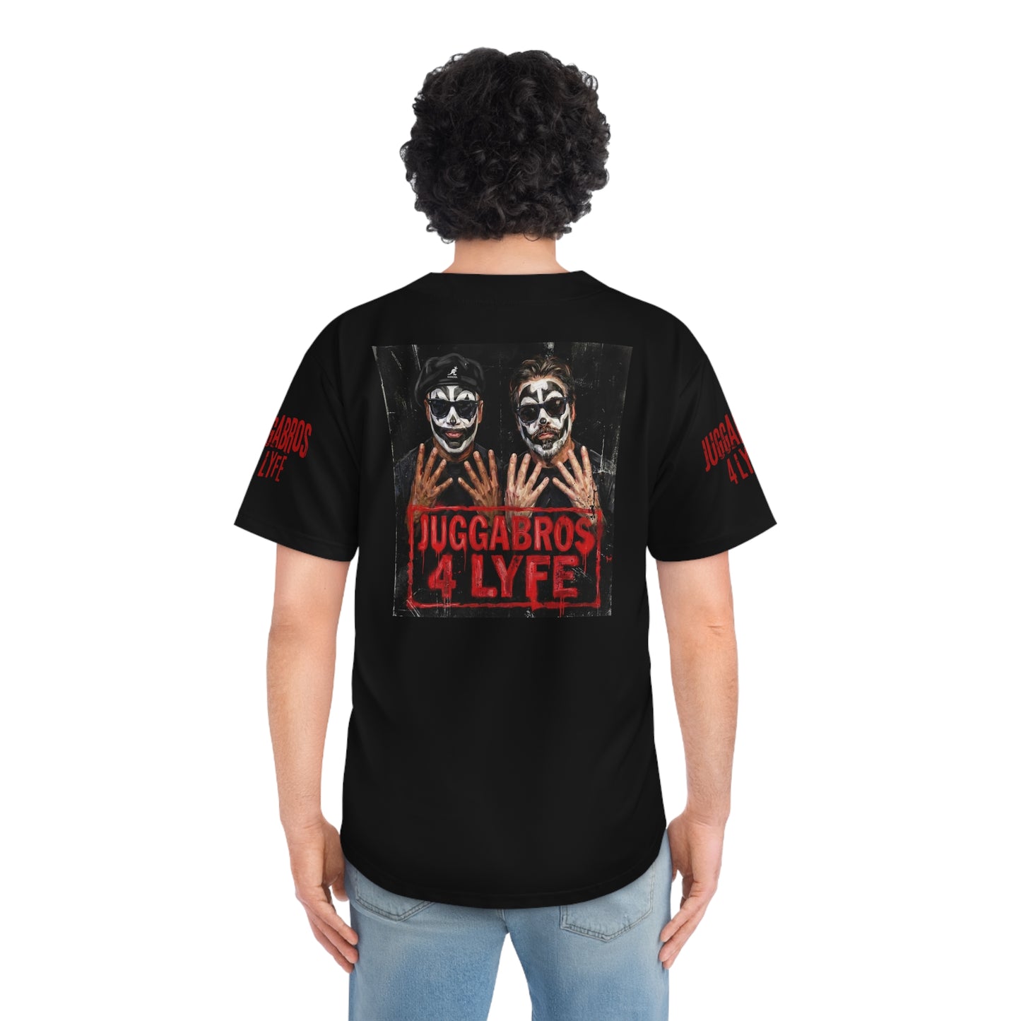 Juggabros 4 Lyfe Baseball Jersey - Graphic Jersey/Coach and Bro