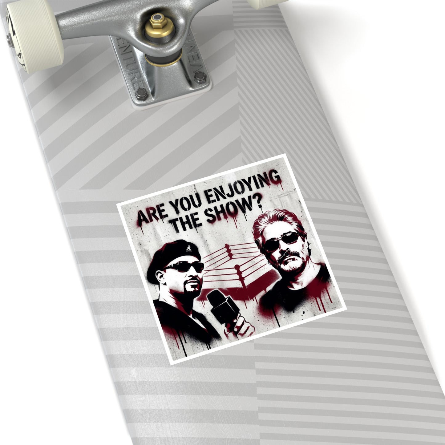 Are You Enjoying The Show? Square Sticker/Coach and Bro