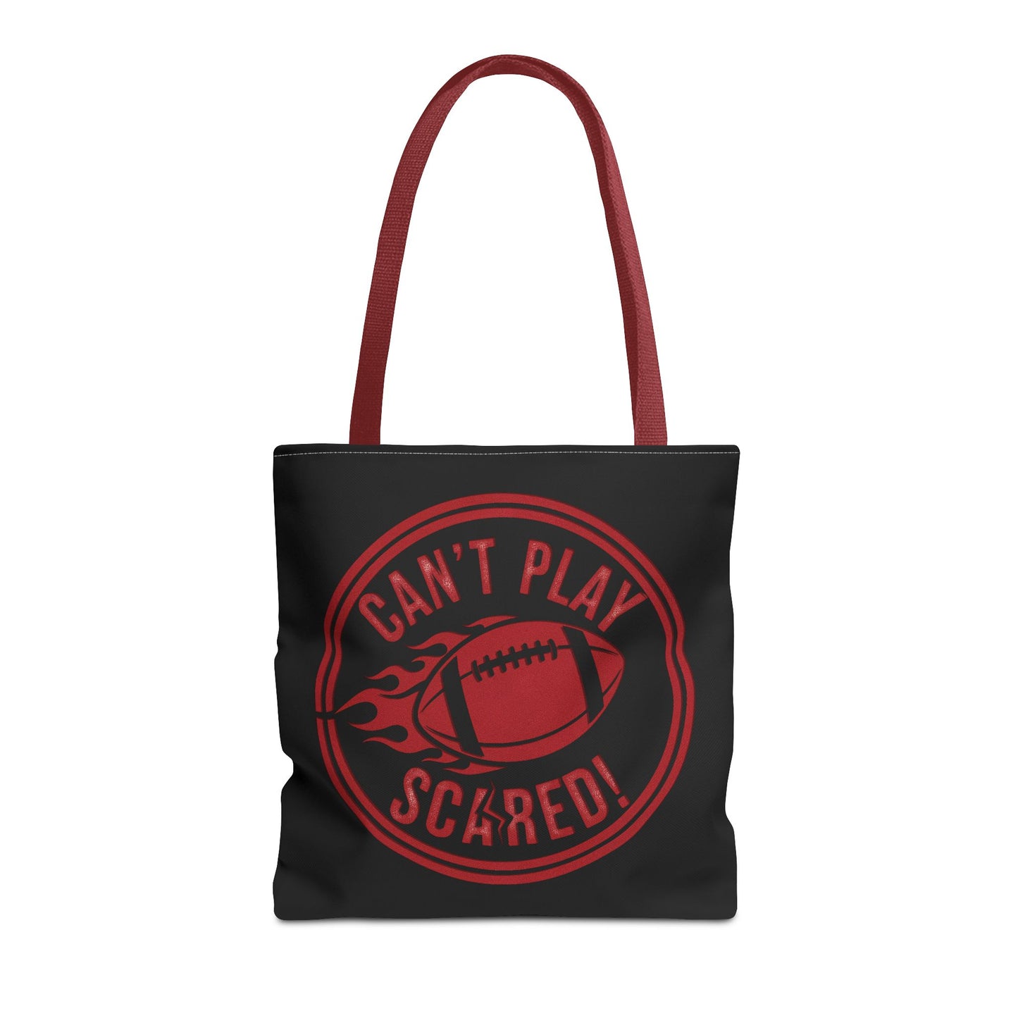 Can't Play Scared Tote Bag (Black)