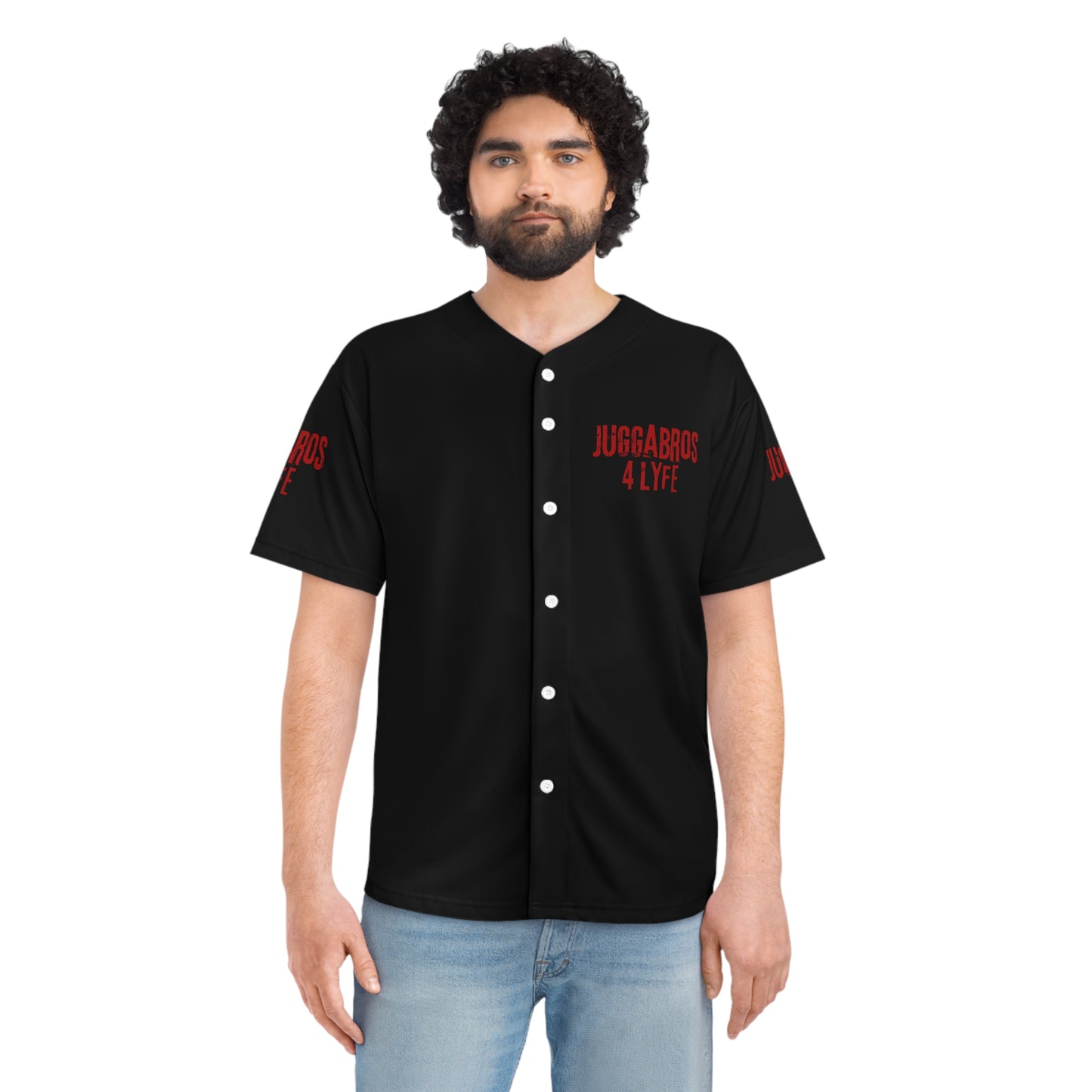 Juggabros 4 Lyfe Baseball Jersey - Graphic Jersey/Coach and Bro