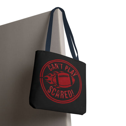 Can't Play Scared Tote Bag (Black)
