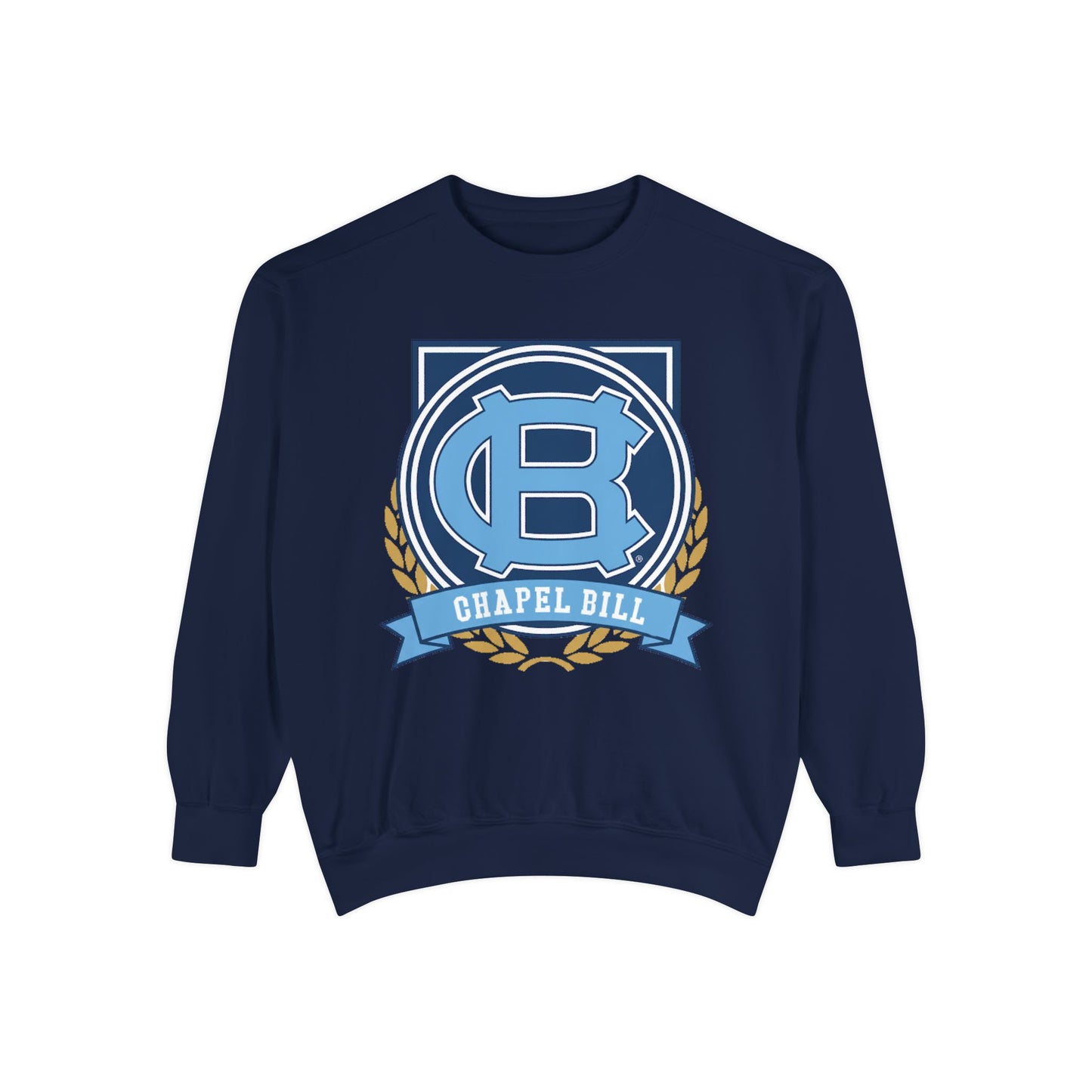 Chic Unisex Garment-Dyed Sweatshirt, Cozy Fall Fashion, Gift for Him/Her, Customizable Apparel, College Spirit Wear, Casual Streetwear