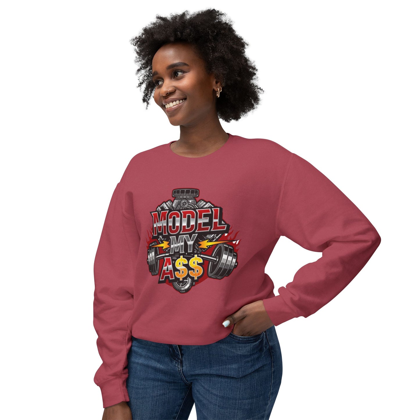 Model My A$$ Crewneck (Mult Colors)