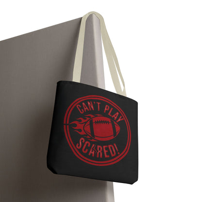 Can't Play Scared Tote Bag (Black)