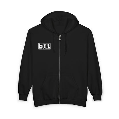 bTb Zip Hoodie - Black/White