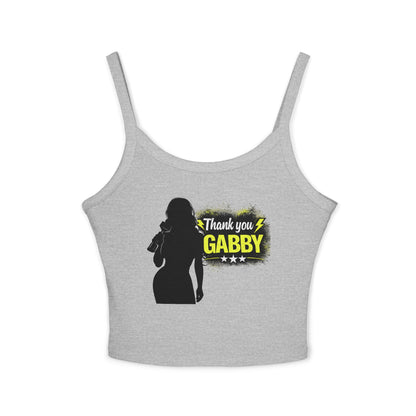 Thank You Gabby- Spaghetti Strap Crop Top/The Last Word/Coach and Bro