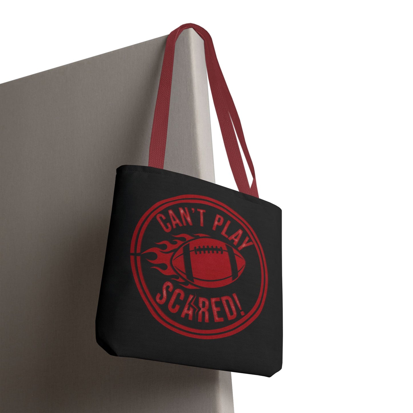 Can't Play Scared Tote Bag (Black)