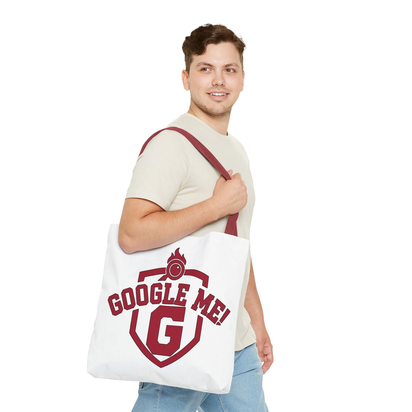 Google Me! Shield Tote Bag