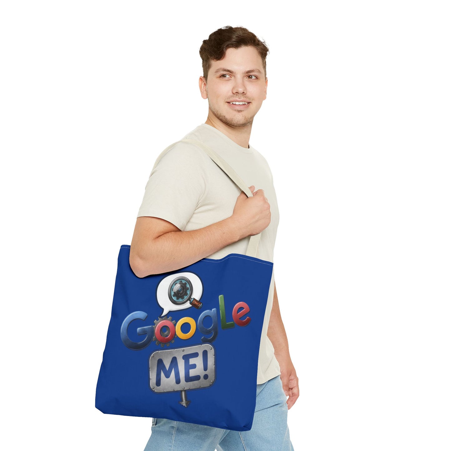 Google Me! Tote Bag (Blue)