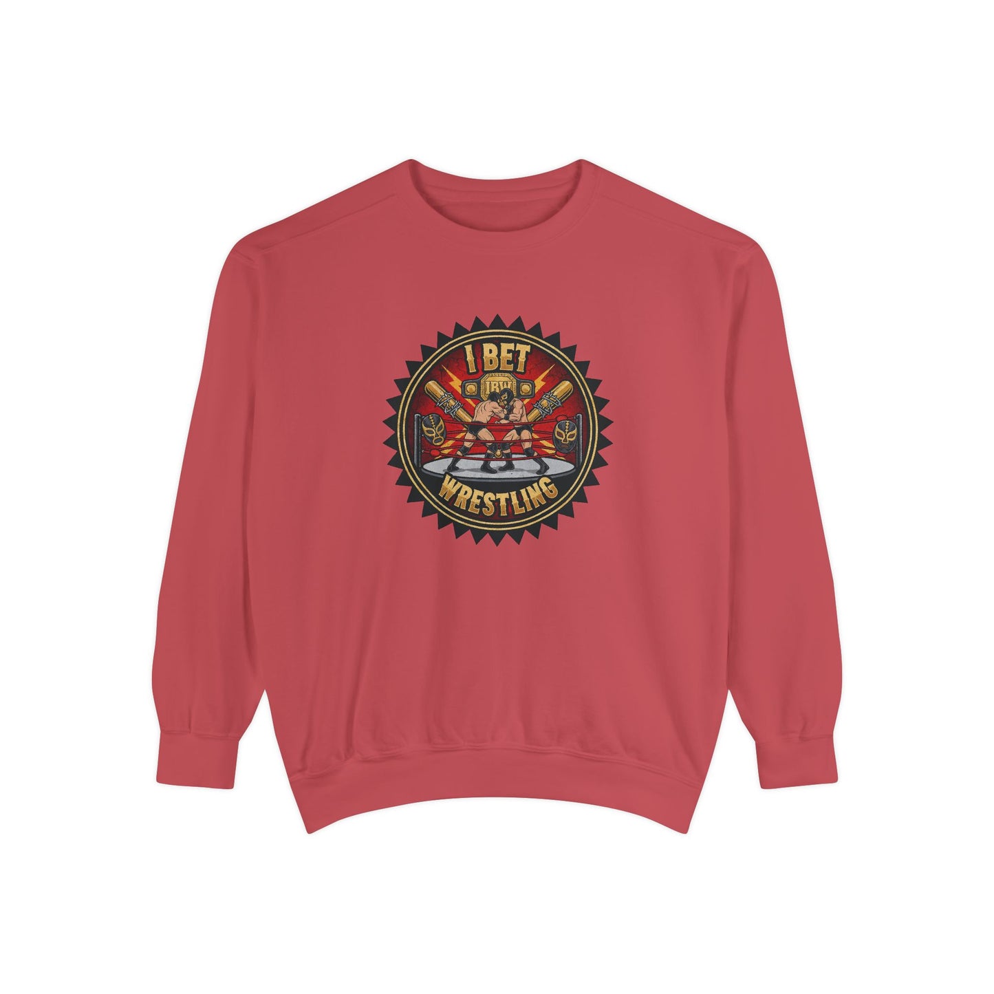 I Bet Wrestling Ring Crewneck