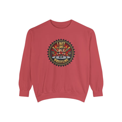 I Bet Wrestling Ring Crewneck