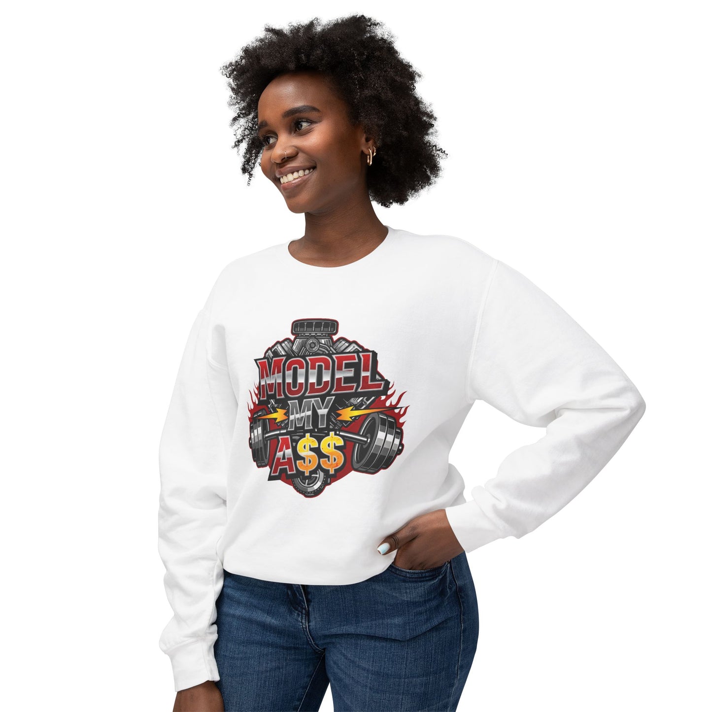 Model My A$$ Crewneck (Mult Colors)