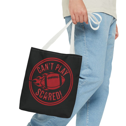 Can't Play Scared Tote Bag (Black)