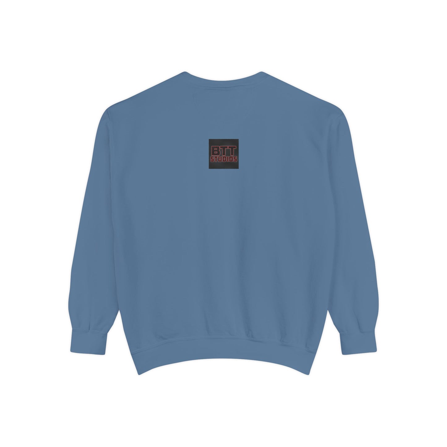 Chic Unisex Garment-Dyed Sweatshirt, Cozy Fall Fashion, Gift for Him/Her, Customizable Apparel, College Spirit Wear, Casual Streetwear