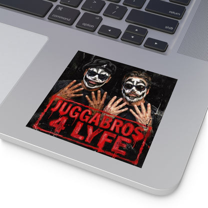 Juggabros 4 Lyfe Square Sticker — Coach and Bro