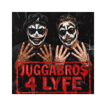Juggabros 4 Lyfe Square Sticker — Coach and Bro