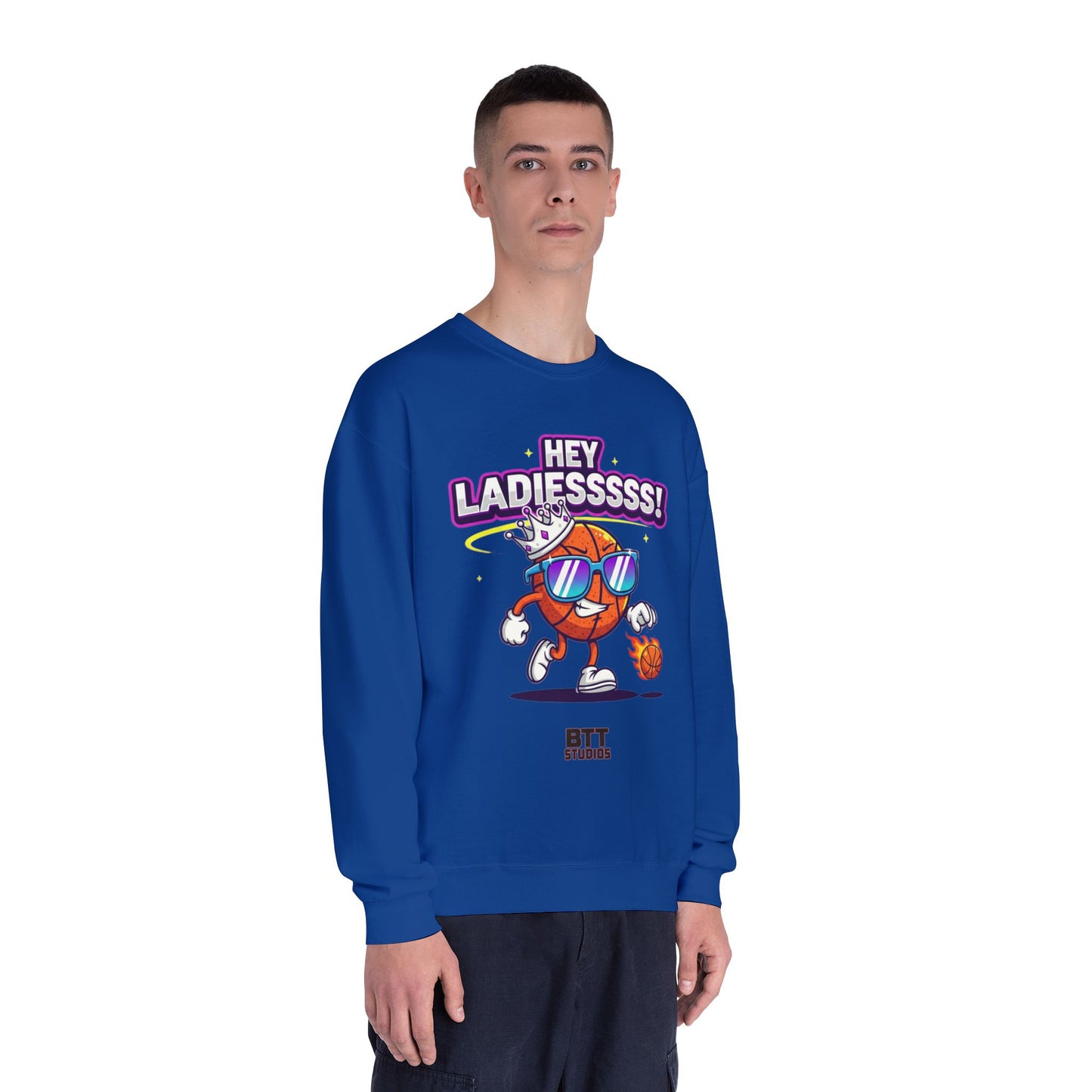 Hey Ladies Crown Crewneck Sweatshirt (Mult Colors)