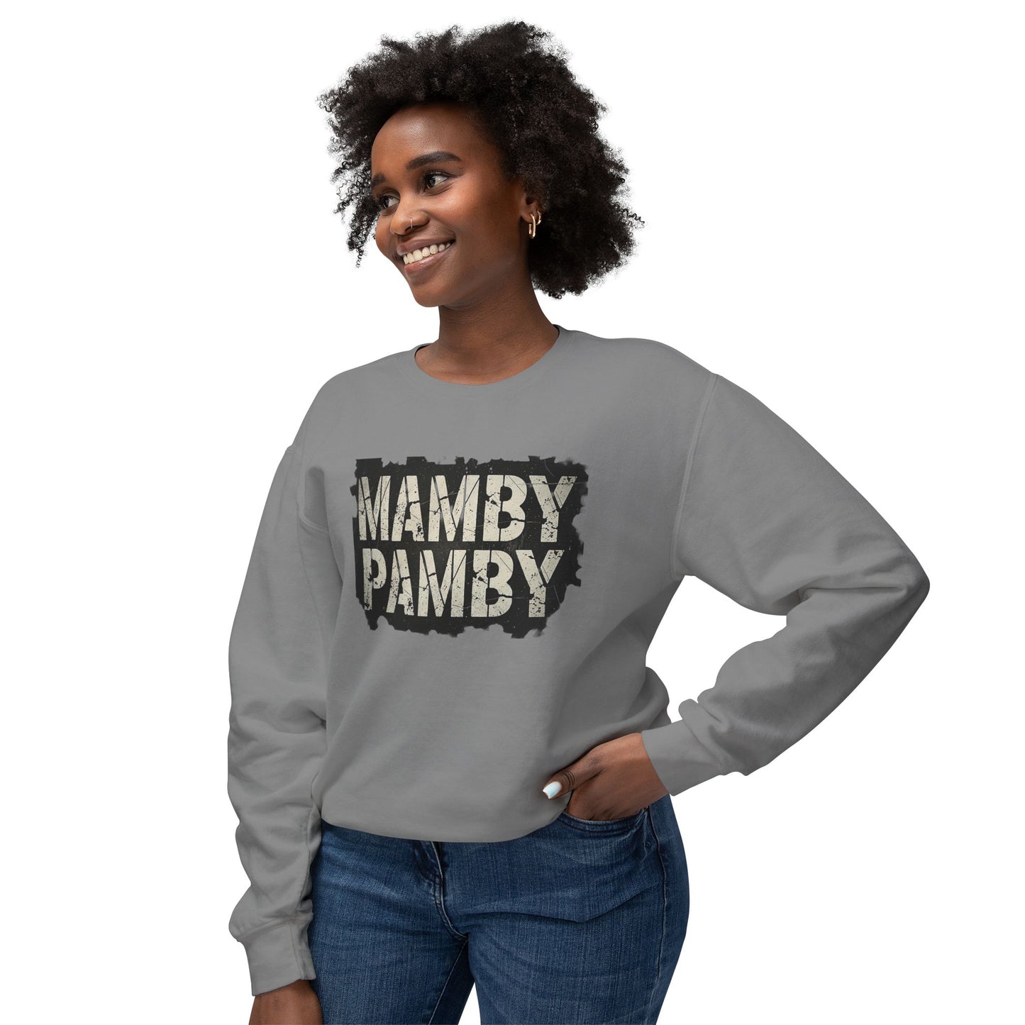 Mamby Pamby Macho Crewneck Sweatshirt