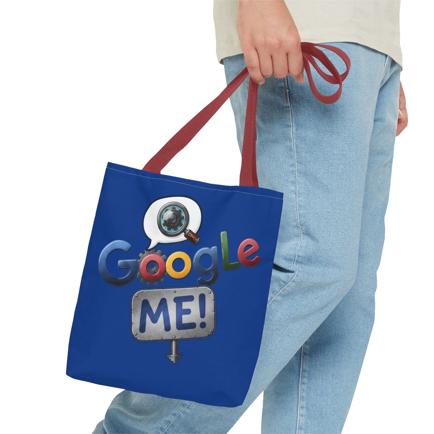 Google Me! Tote Bag (Blue)