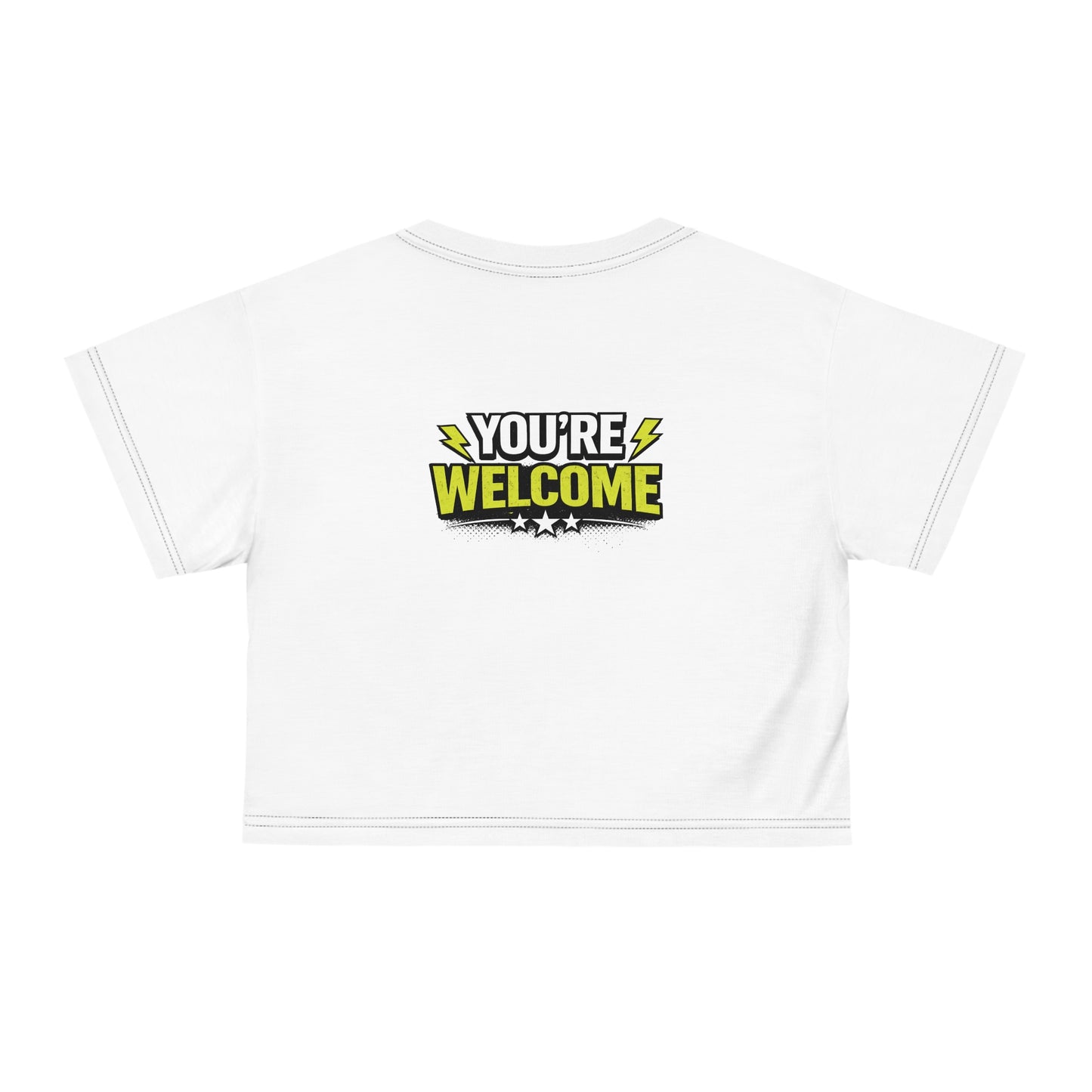 'Gabby Saved BTT Studios, You're Welcome' Graphic Crop Top