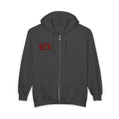 bTb Zip Hoodie - Black/White