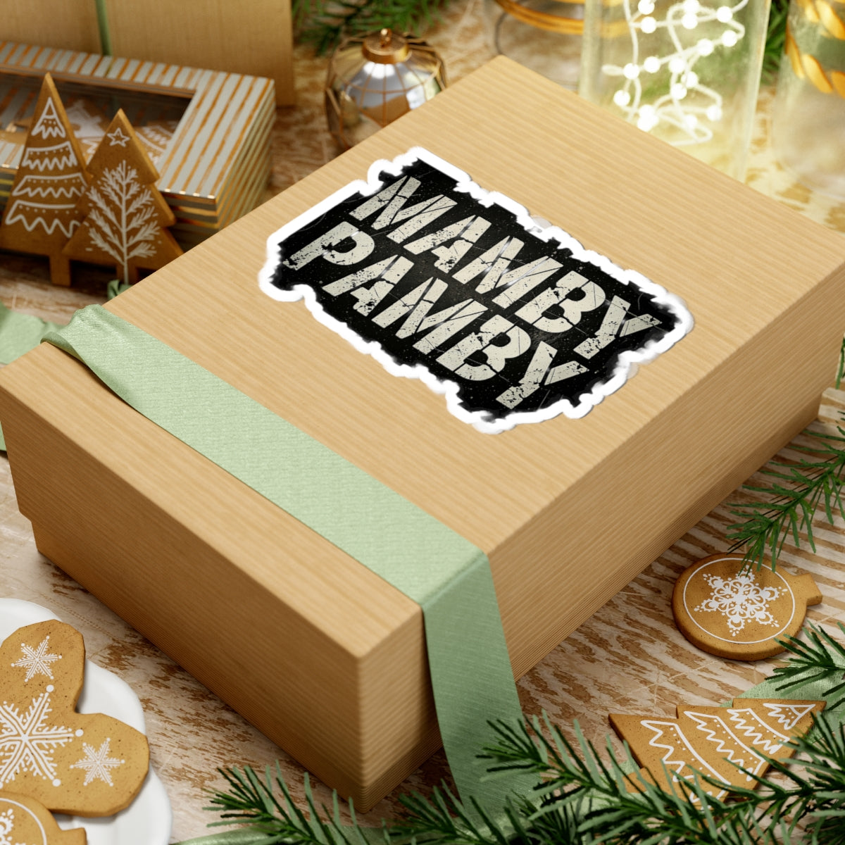 Mamby Pamby Kiss-Cut Stickers