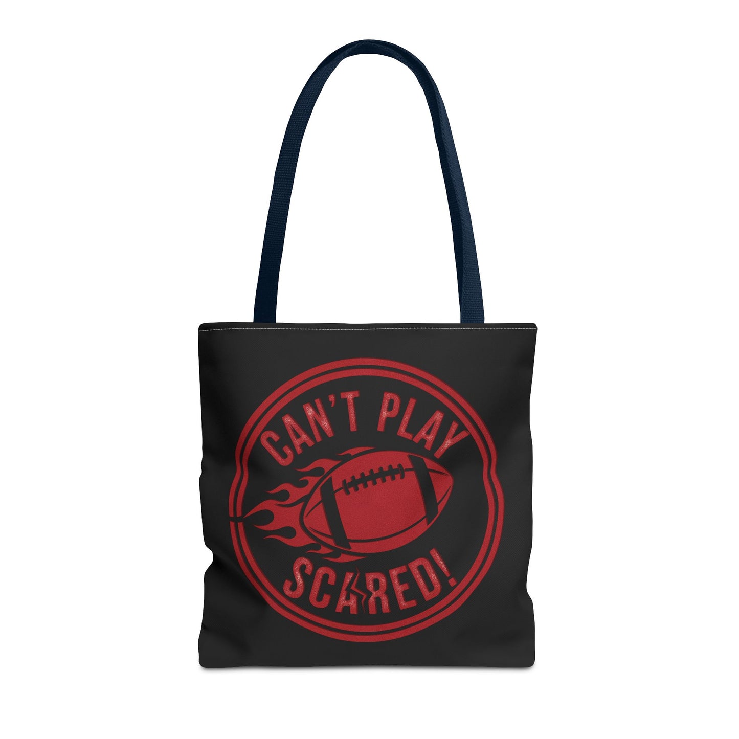 Can't Play Scared Tote Bag (Black)