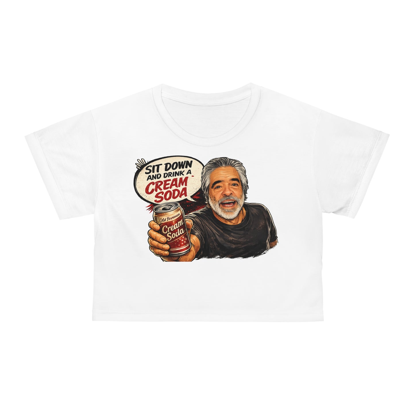 "Sit Down and Drink a Cream Soda" Graphic/Coach and Bro