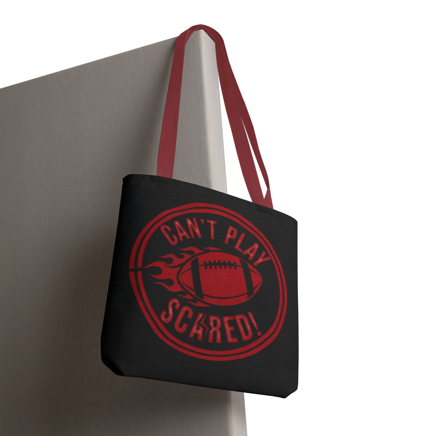 Can't Play Scared Tote Bag (Black)