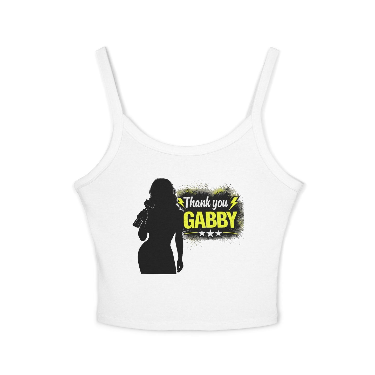 Thank You Gabby- Spaghetti Strap Crop Top/The Last Word/Coach and Bro