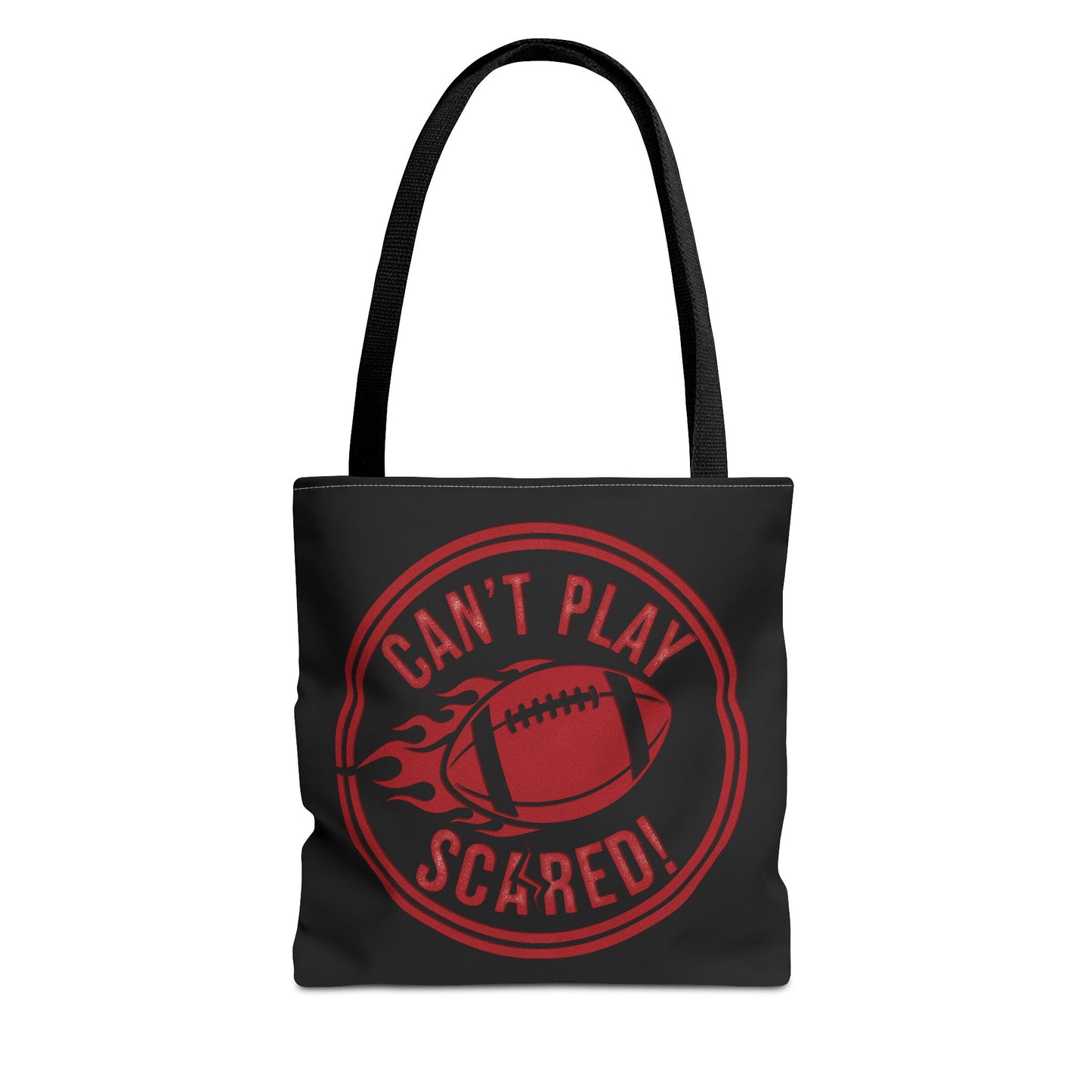 Can't Play Scared Tote Bag (Black)