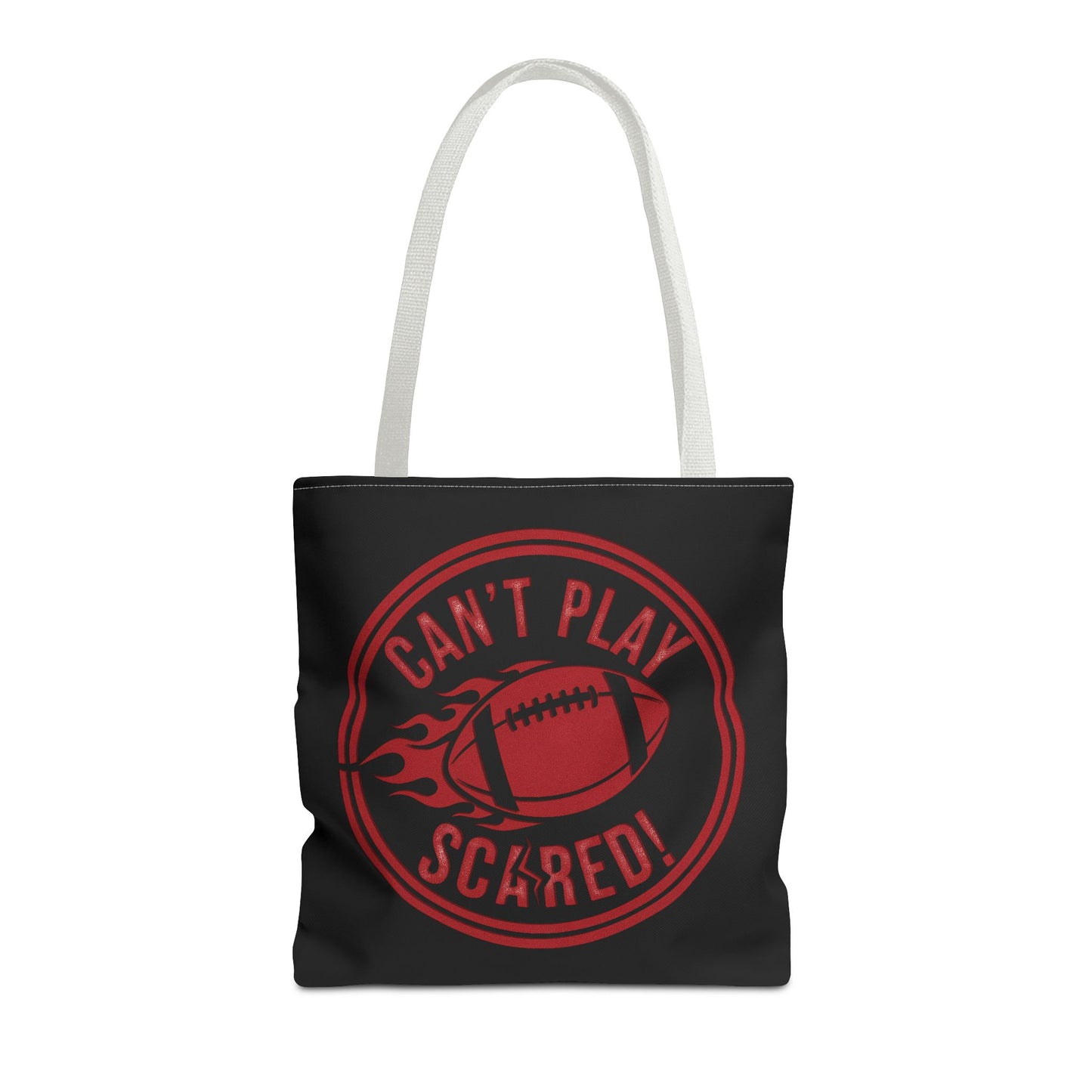 Can't Play Scared Tote Bag (Black)