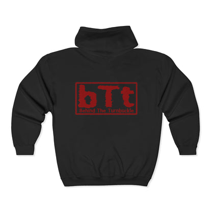 bTb Zip Hoodie - Black/Red