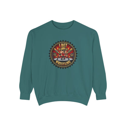 I Bet Wrestling Ring Crewneck