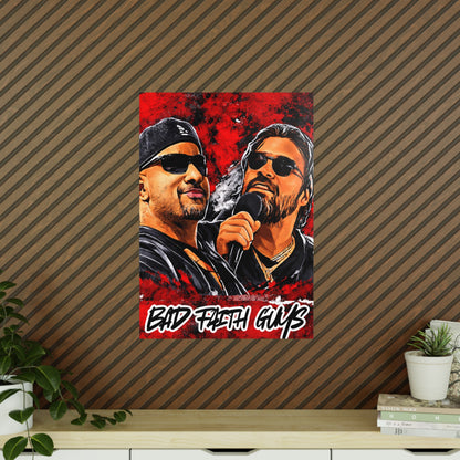 Photopaper Poster - "Bad Faith Guys" /Coach and Bro