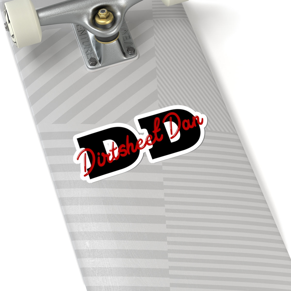 DirtSheet Dan DD Logo Kiss-Cut Sticker — Decal/Coach and Bro
