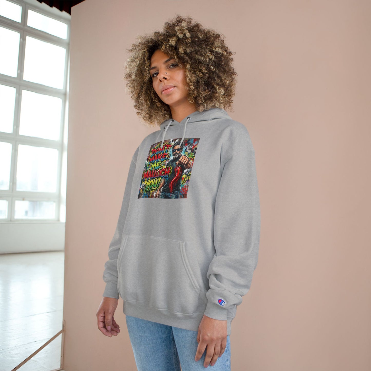 'Don't Make Me Malloch You!’ Streetwear Pullover Champion Hoodie /Coach and Bro