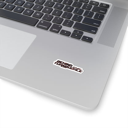 Behind the Turnbuckle Kiss-Cut Stickers