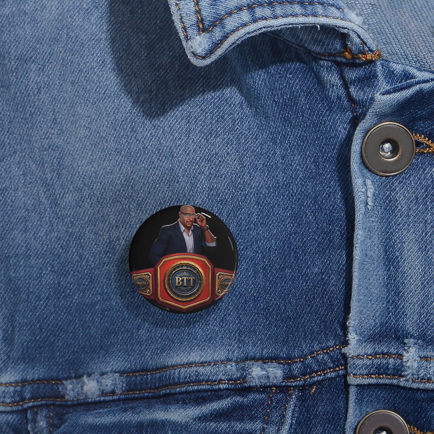 BTT Coach Rules Button Pin