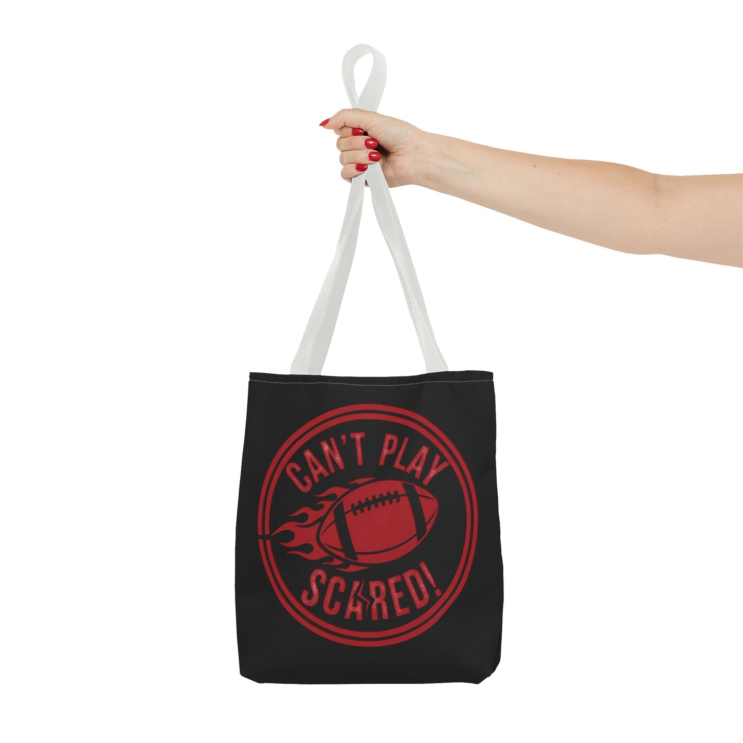 Can't Play Scared Tote Bag (Black)