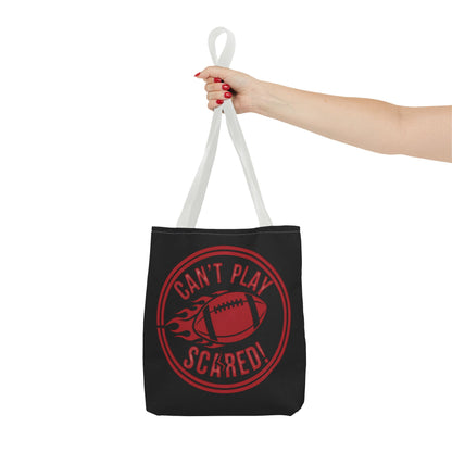 Can't Play Scared Tote Bag (Black)