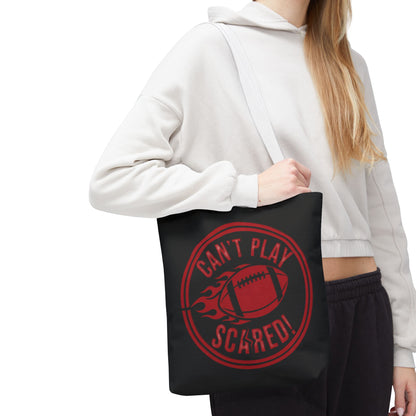 Can't Play Scared Tote Bag (Black)