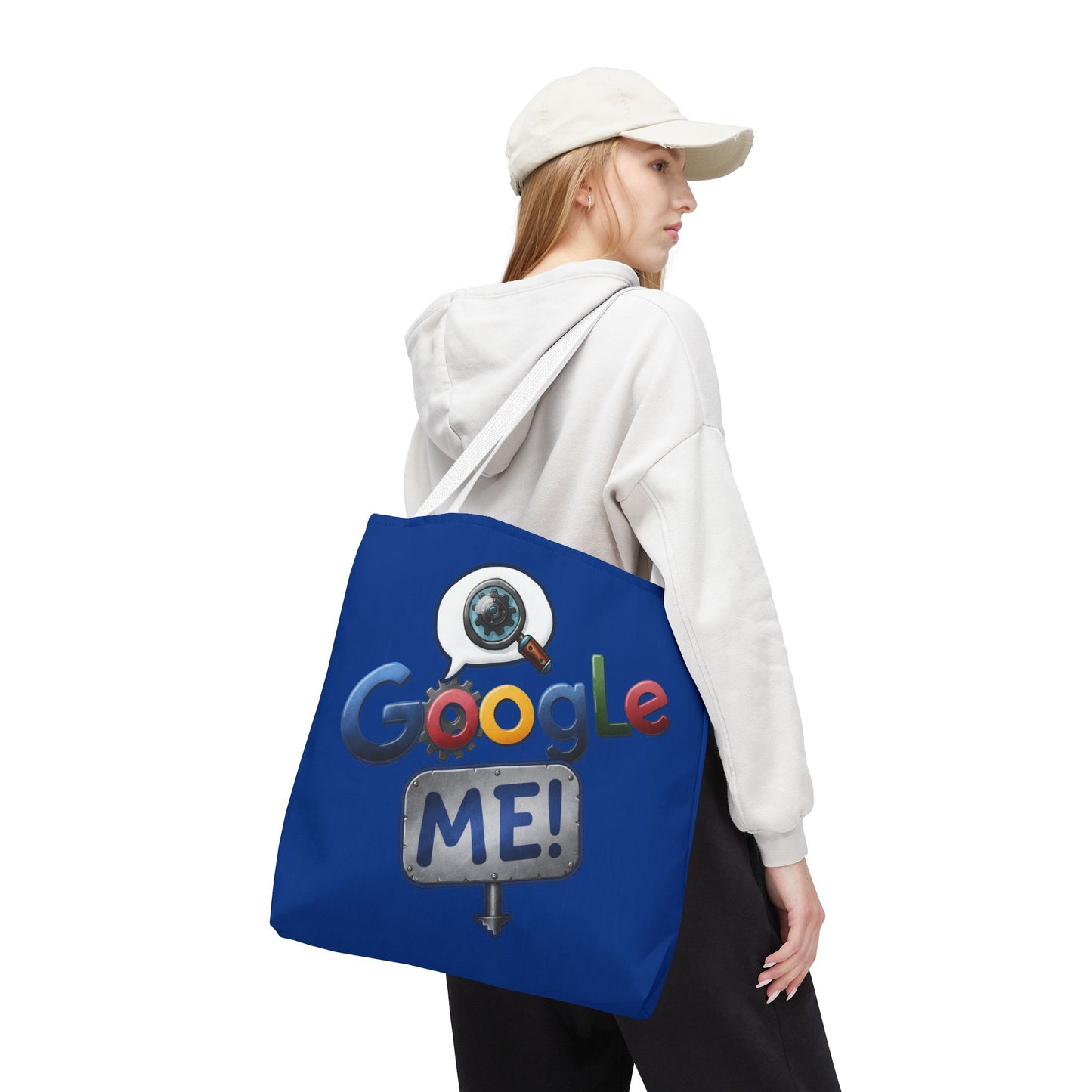 Google Me! Tote Bag (Blue)
