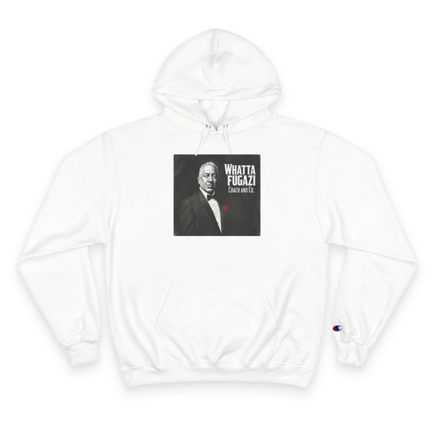 Whatta Fugazi Hoodie — Retro Mobster Graphic Champion Hoodie