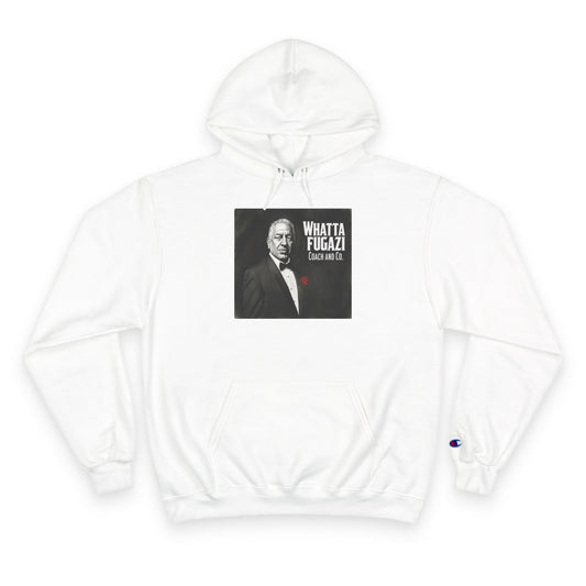 Whatta Fugazi Hoodie — Retro Mobster Graphic Champion Hoodie