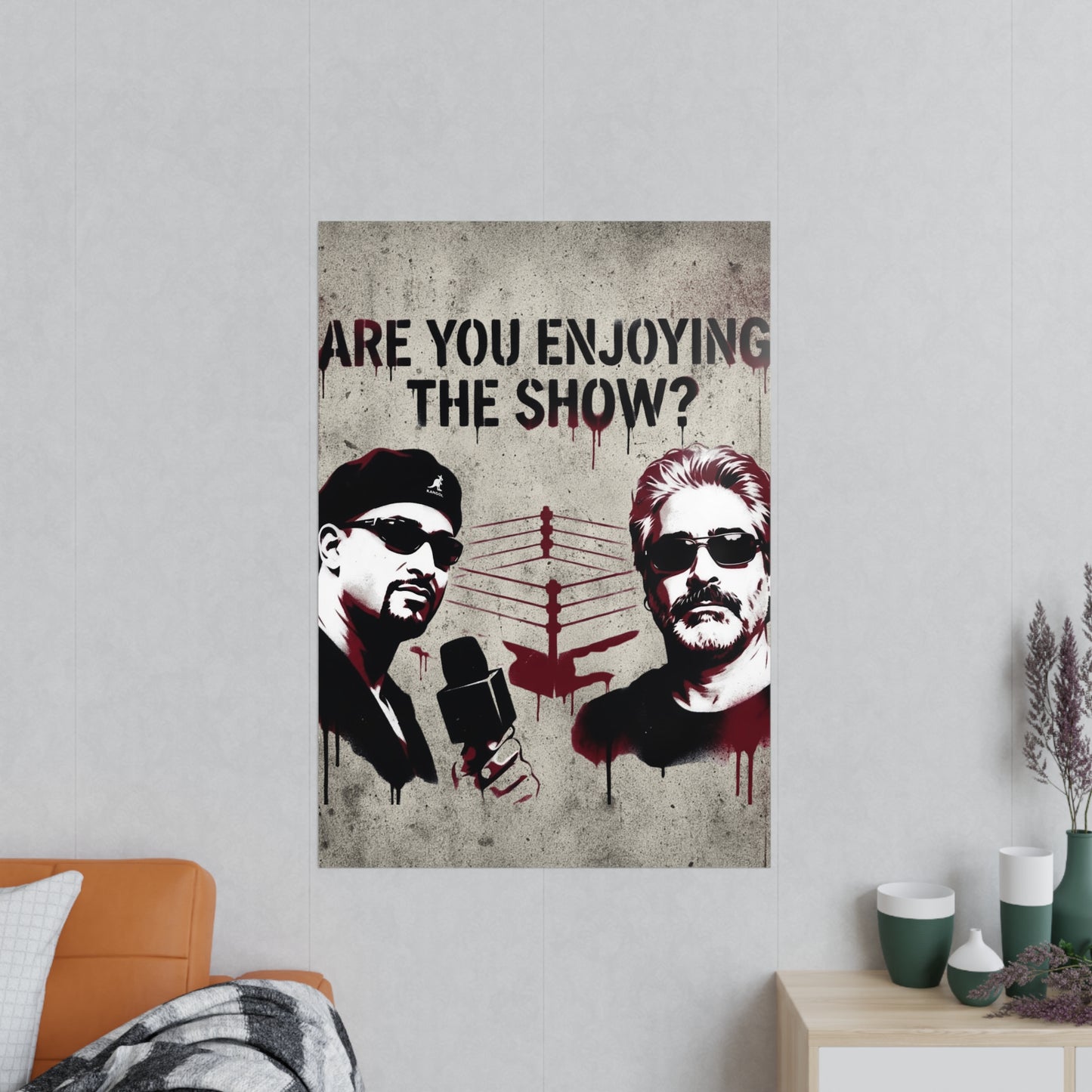 Are You Enjoying The Show? Photopaper Poster –Coach and Bro