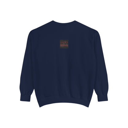 Chic Unisex Garment-Dyed Sweatshirt, Cozy Fall Fashion, Gift for Him/Her, Customizable Apparel, College Spirit Wear, Casual Streetwear