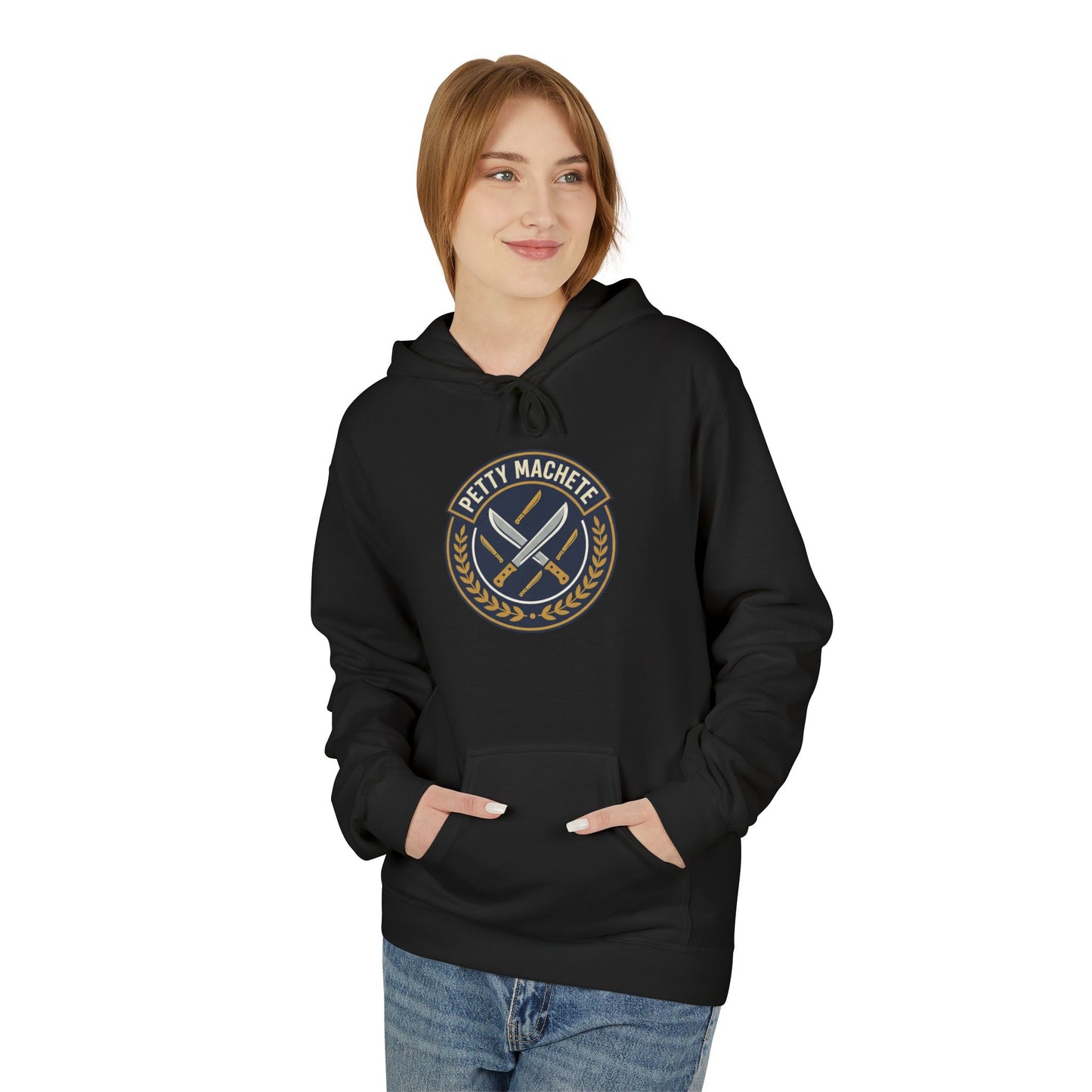 Petty Machete emblem Hoodie — Logo Pullover/Coach and Company