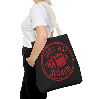 Can't Play Scared Tote Bag (Black)