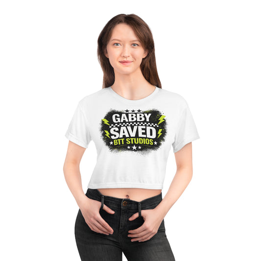 'Gabby Saved BTT Studios, You're Welcome' Graphic Crop Top